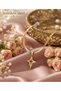 316L Steel Italian Chain Gold Color Polar Star Model Necklace