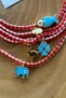 5-Piece Blue and Gold Luxury Marteniçka Lucky Bracelet - 2