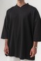 Vslit V-Neck Oversized Men's Sweatshirt with Slit Detail at the Hem - 2