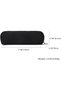 Pencil Case Small Pencil Pouch Slim (Black, Canvas) - 2