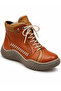 Women's Genuine Leather Lace-Up Boots Model Name: Hestia - 3