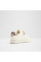 Elgata Ladies White Low Top Sneaker - 2