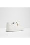 Elgata Ladies White Low Top Sneaker - 2