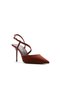 Janicka Ladies Brown Heeled Shoes - 4