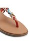Ravennaa Ladies Orange Flat Sandals - 5