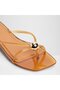 Clearlie Ladies Brown Flat Sandals - 4