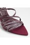 Solania Ladies Red Heeled Sandals - 5