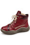 Women's Genuine Leather Lace-Up Boots Model Name: Hestia - 2