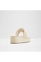 Trenala Ladies White Wedge Sandals - 2