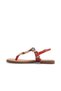 Ravennaa Ladies Orange Flat Sandals - 3