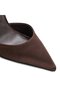 Demuree Ladies Brown Heeled Shoes - 5