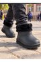 Girls' and Boys' Unisex Wool Rain Boots with Fur Inside