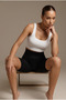 Night Black Women's Firming Fabric Boxer Mold Corset - 5