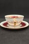 Adp France Deluxe Porcelain Burgundy Coffee Cup 120 ml - 2