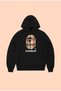 Bape Cream Plaid Printed Unisex Oversize Black Cotton Hooded Printed Sweatshirt Hoodie