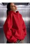 Women's Cotton 3 Thread Oversize Hooded Sweatshirt with Kangaroo Pocket