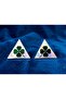 Alfa Romeo Yonca Set of 2 Drop Hologram Stickers Small Size Emblem 4.5cm Right and Left Team Design