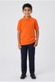 2-Piece Boys' Polo Collar 100% Cotton Fabric School T-Shirt Set Short Sleeve - 2