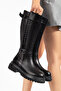 Genuine Leather Women's Winter Suede Boots from Size 33-34-35 to Size 41-42-43 - 3