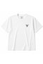 Minimalist Geo-Stag Small Chest Print T-Shirt