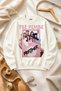 3 İplik Manifest Girls' Pink Printed Crew Neck Long Sleeve Sweatshirt - 2
