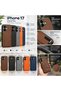 iPhone 17 Compatible Luxury Phone Case with Card Holder, Magnetic Stand, and Wallet Cover - 2