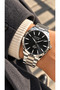 Black Silver Color-Chenille Cord-10 Atm-Stylish Boxed Men's Wristwatch