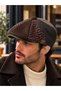 English Style Eight-Piece Cap - Kaşe Kasket Hat