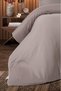 Signature Cotton Satin Double Duvet Cover Set - Mürdüm - 4