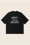 Gallery Dept Printed Oversize Boxy Cut Unisex 100% Cotton Tshirt |   Streetwear