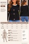 Casual Elegance |   Women's Long-Sleeved Cycling Collar Modal Blouse - 6