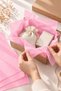 A4 Pelur Paper Pink 600 Pieces – Gift Packaging, Box Decoration, and Hobby Paper - 4