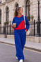 Women's Tracksuit Set with Crew Neck, Relaxed Fit, Elastic Waist - 2
