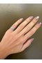 Double Row V Silver Pinky Ring - 3
