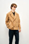 Men's Oversize Double-Breasted Coat - 2