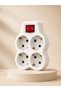 Glb-Stl41414 Wireless Wall-Mounted 4-Outlet Power Strip with Switch Electrical Socket Multiplier - 3