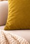 Luxurious Velvet Textured Solid Color Cushion Cover 42X42 cm |   1 Soft Textured Decorative Pillowcase - 5