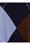 Navy Blue Diamond Patterned Women's Knitwear Tunic - 7