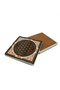 Flower of Life Pattern Printed Natural Stone Coaster 10X10 Kd-44