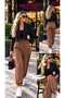 Women's Black Crop Blazer Jacket - 4