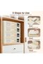 6 Pcs Bed Sheet Organisers Folding Storage, Bedding Storage Box, Beige - 5