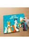 24 Piece Wooden Children's Puzzle with Cute Dogs Design Mpk0862