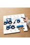 24 Piece Wooden Children's Puzzle with Blue Tractor Design Mpk0120