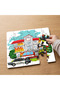 Fire Station - 24 Piece Wooden Children's Puzzle with Heroic Firefighter Design Mpk0489