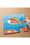 24 Piece Wooden Children's Puzzle with Red Fish Design on the Submarine Mpk0308