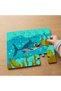 24 Piece Wooden Children's Puzzle with Beautiful Blue Fish Design in the Water Mpk0638