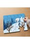24 Piece Wooden Children's Puzzle with Snowy Forest Scenery Design Mpk0751