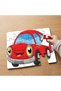 24 Piece Wooden Children's Puzzle with Red Car Design Mpk1068