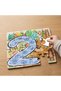 24 Piece Wooden Children's Puzzle with Cute Numbers Design Mpk0931