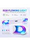 مكبرات صوت للكمبيوتر بتقنية البلوتوث مع إضاءة LED ديناميكية، سماعات USB سهلة التوصيل والتشغيل مع زر تشغيل - 3